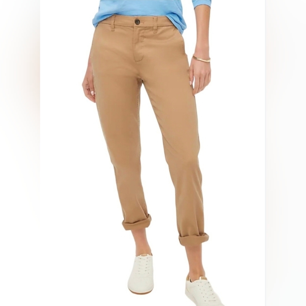 J. Crew High-Rise Girlfriend Chino Pants